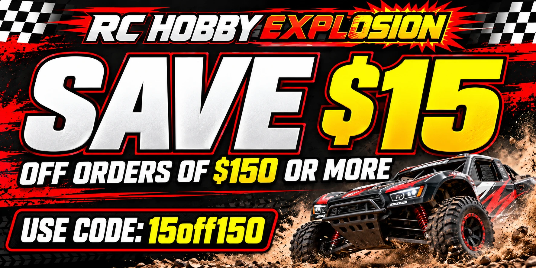Save $15 off orders of $150 or more. Use code 15off150