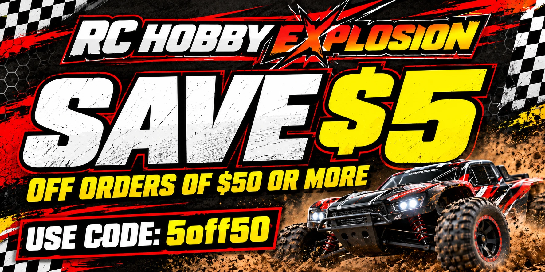 Save $5 off orders of $50 or more. Use code 5off50