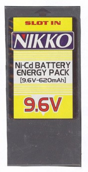 Nikko 9.6V Slot-In Ni-Cd Battery Pack