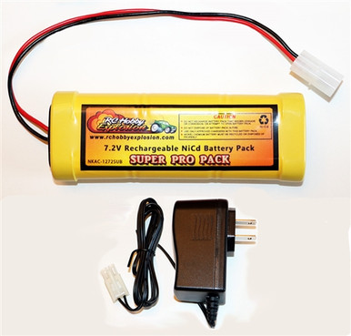 Nikko 7.2v Battery Pack and Charger Substitution