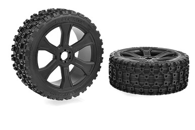 KARHU team100 テレマーク　ブラックダイヤモンドO2 付き 難あり Team Corally Rebel XMS Low-Profile Off-Road Tires on Black Rims