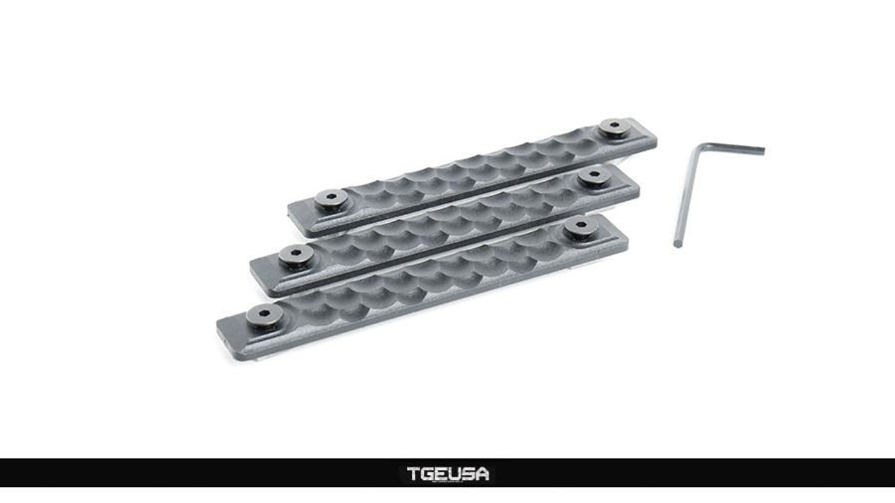 RailScales HTP M-LOK Scales - 3 Pack / Honeycomb / Black - The