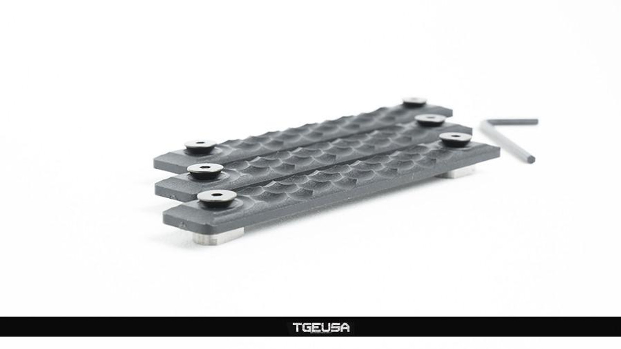 RailScales HTP M-LOK Scales - 3 Pack / Honeycomb / Black - The