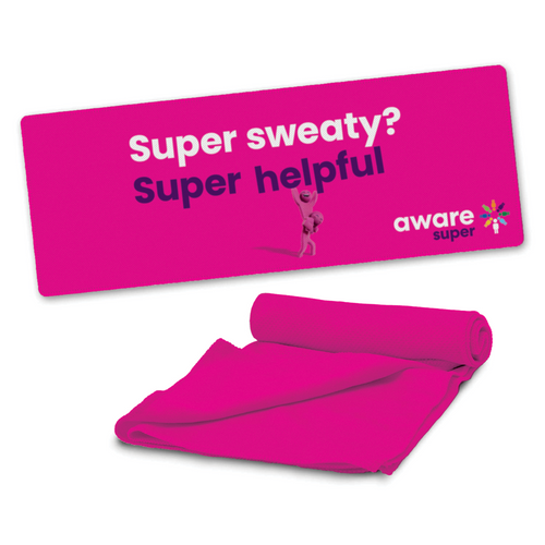 112971 - Active Cooling Towel - Pouch Corporate Stock