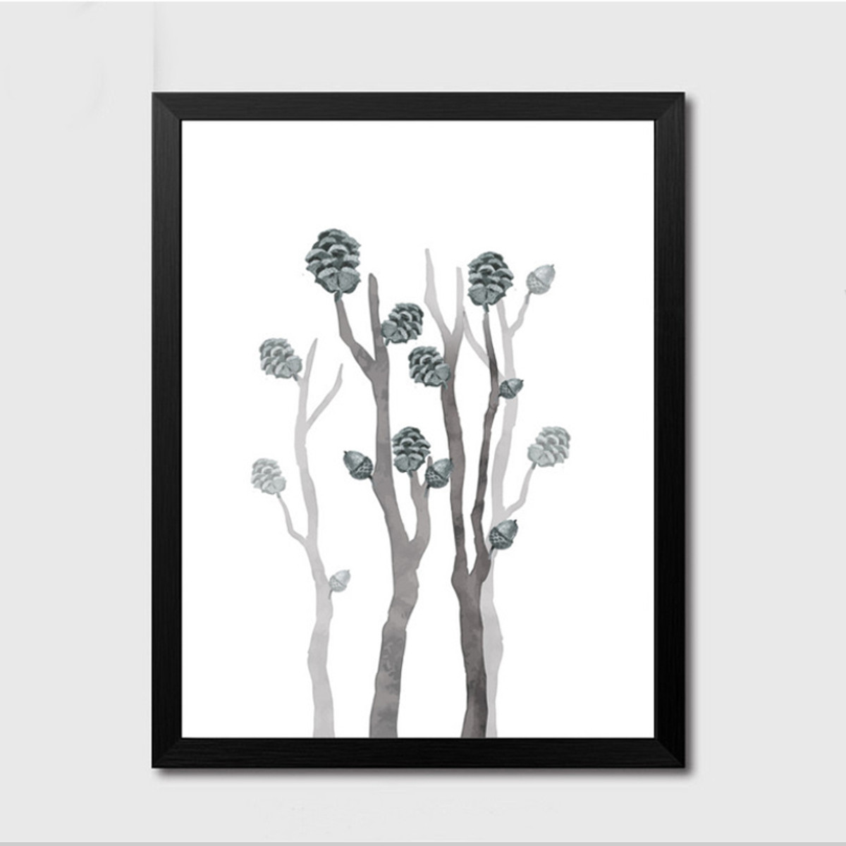 Minimalist Nature Nordic Abstract Forest Tree