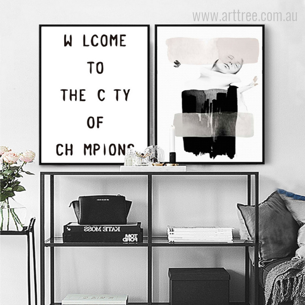 Welcome to the City of Champions Quote, Fashion Woman Graphic Design