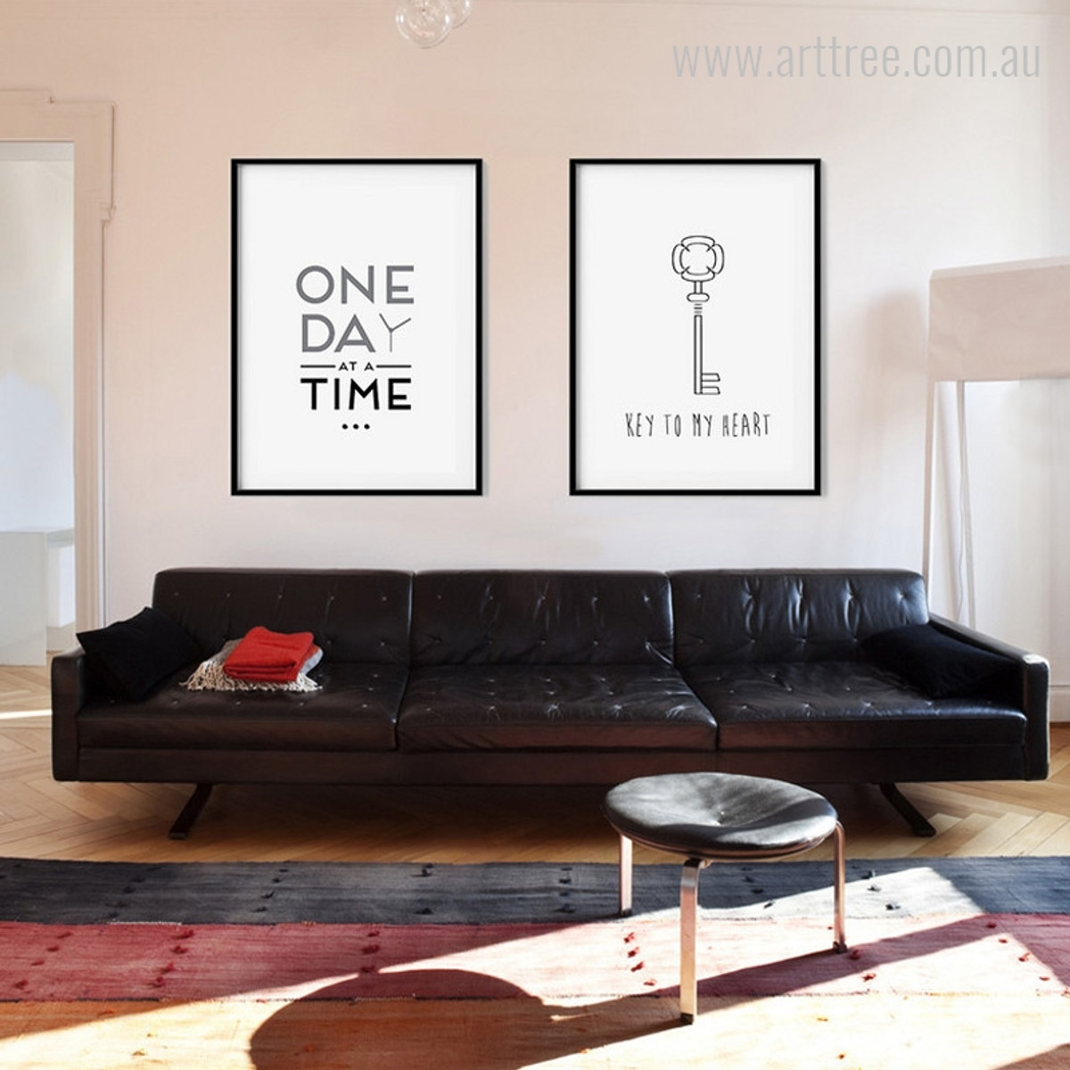 One Day at a Time, Key to My Heart Quote Art Set