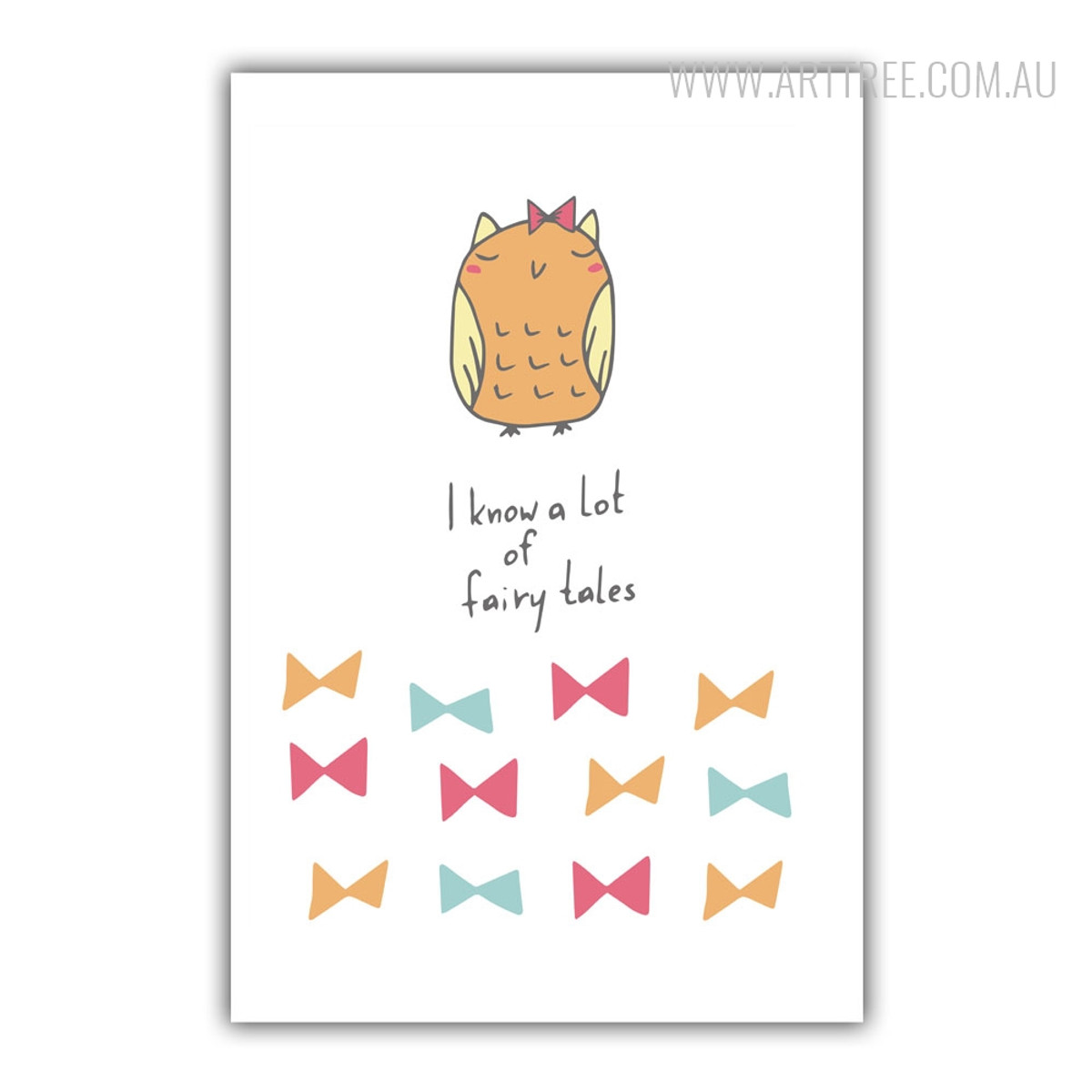 I Know A Lot Fairy Tales Girls Wall Art