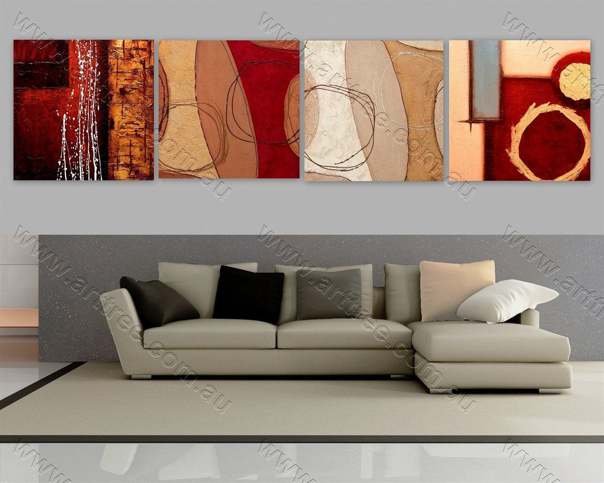 multi panel abstract painting 