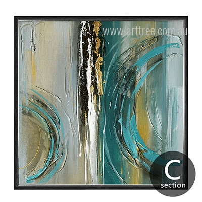 Abstract Green Squares