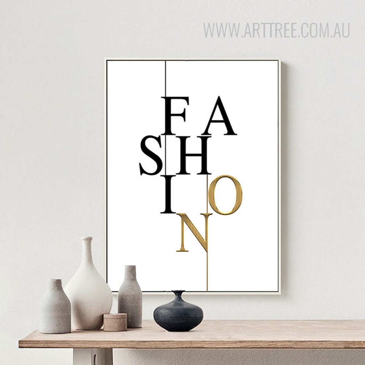 Modern Fashion Letters Wall Art