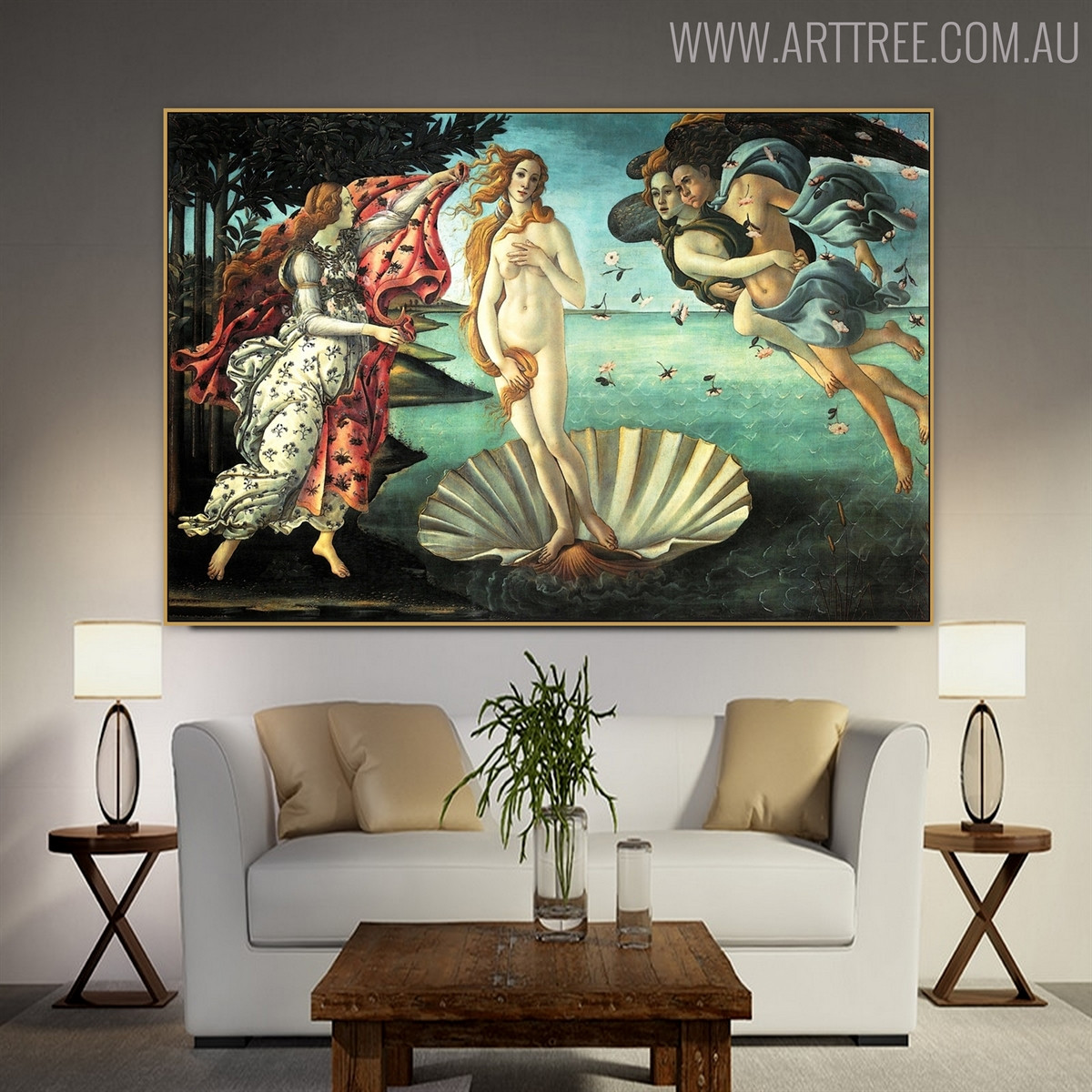 The Birth of Venus Oil Painting Reproductions for Interior Wall Adornment