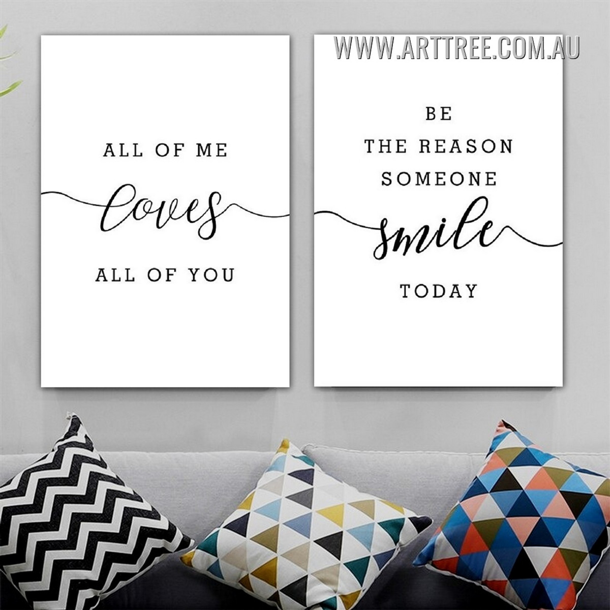 Be The Reason Minimalist 2 Piece Framed Modern Painting Photograph Canvas Print For Typography Room Wall Garnish