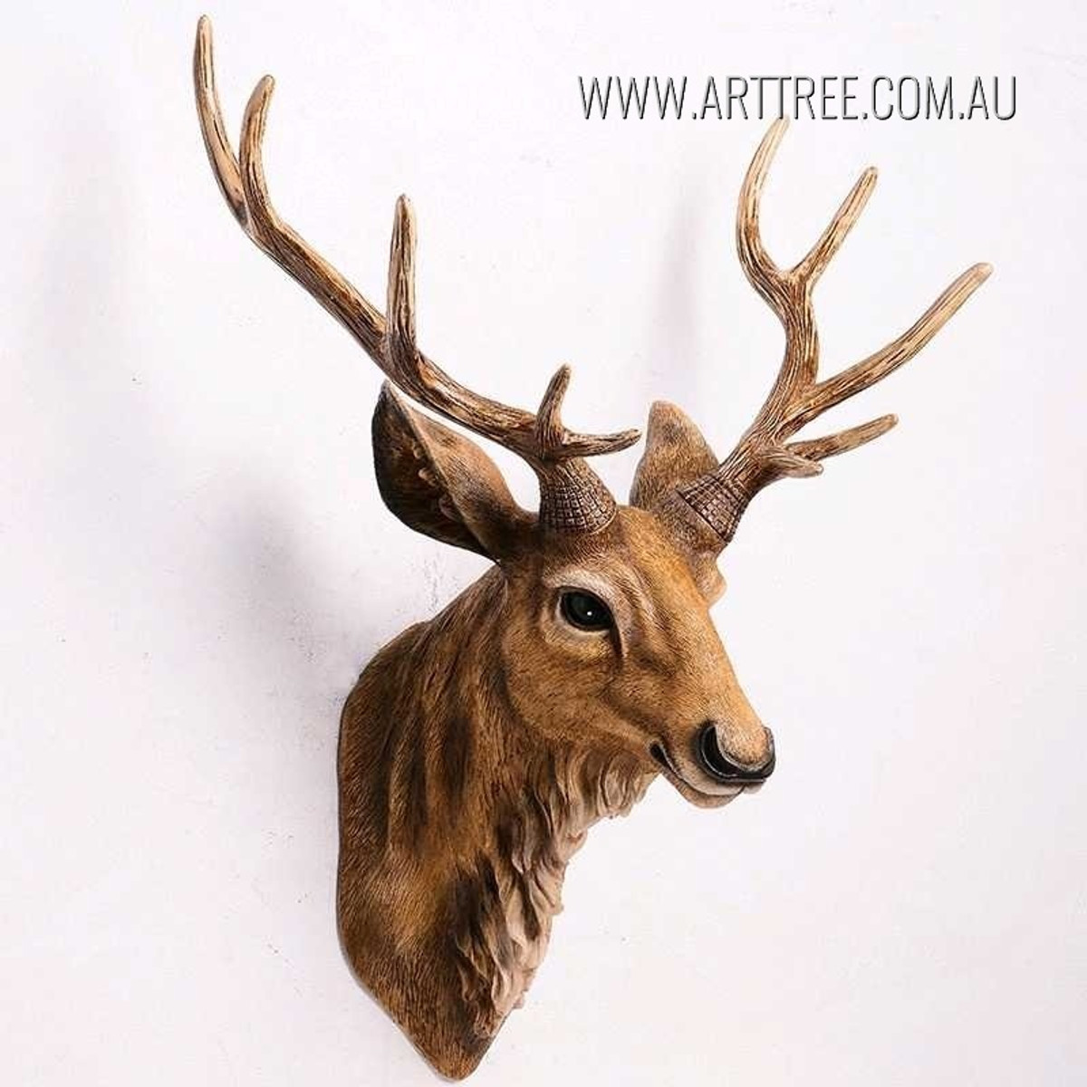 Deer Head Animal Modern Resin Sculpture For Home Decor