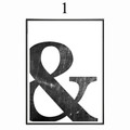 Minimalist Black and White Ampersand Symbol
