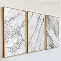 Grey Marble Canvas Art