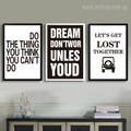 Do The Thing, Dream, Let's Get Lost Together Quote