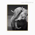 African Elephant Animal Love Wall Decor