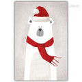 Kawaii Christmas Polar Bear Animal Print
