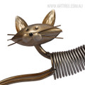 Metal Spring Cat A Art