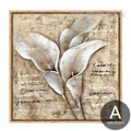 White Arum Lily Flowers Design Botanical Art