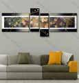 multi panel painting Floral Pattern