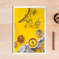 Enjoy Your Life Yellow Food Tea Print