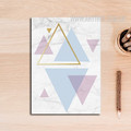 Geometric Pattern Colorful Triangles Canvas Print