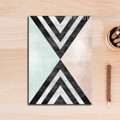 Vintage Geometric Pattern Triangles Wall Art