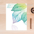 Creative Fresh Leaf Canvas Wall Print
