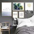 Some Things Take Time Stay Stockholm Flying Birds Over Sea Plants Large Wall Art