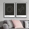 Shapes Quotes Abstract Geometric Wall Design