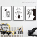 Big Adventure Animated Inspirational Quotes for Nursery Wall Decor