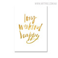Long Weekend Quotes Canvas Wall Art