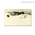 Adam's Sheds Famous Artists Still Life Landscape Scandinavian Painting Print