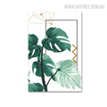 Monstera Botanical Modern Nordic Painting Print