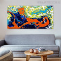 Ample Abstract Modern Texture Acrylic Likeness for Living Room Wall Disposition