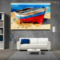 Boat Seascape Contemporary Canvas Art for Room Wall Assortment