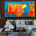 Hashtag Icon Abstract Framed Texture Handmade Oil Paintings on Canvas for Lounge Room Wall Outfit