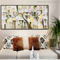 Daffodils Modern Abstract Heavy Floral Palette Knife Effigy for Wall Decoration