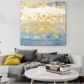 Gold Spots Abstract Modern Handmade Canvas Art for Interior Decoration