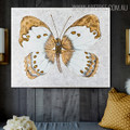 Gold Painted Lady Abstract Animal Framed Handmade Canvas Art for Room Wall Finery