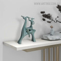 Deer Knight Animal Retro Resin Home Decor Statue Online