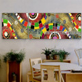 Rambling Design Abstract Contemporary Artist Handmade 3 Piece Split Oil Paintings Wall Art Set For Room Garniture