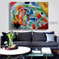 Multicolor Taints Abstract Modern Artist Handmade Heavy Texture 3 Piece Multi Panel Canvas Oil Painting Wall Art Set For Room Decor