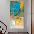 Coloured Stigmas Modern Heavy Texture Artist Handmade Abstract Canvas Art For Room Onlay