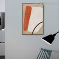 Sinuate Patches Abstract Geometric Vintage Artwork Picture Canvas Print Wall Hanging Ornament