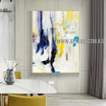 Dapple Splash Abstract Heavy Texture Artist Handmade Contemporary Art Painting for Room Decor