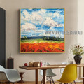 Lea Abstract Landscape Heavy Texture Artist Handmade Modern Art Painting for Room Adornment