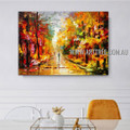 Autumn Forest Abstract Modern Heavy Texture Artist Handmade Landscape Art Painting for Room Decor